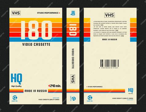 Vhs Cover Template